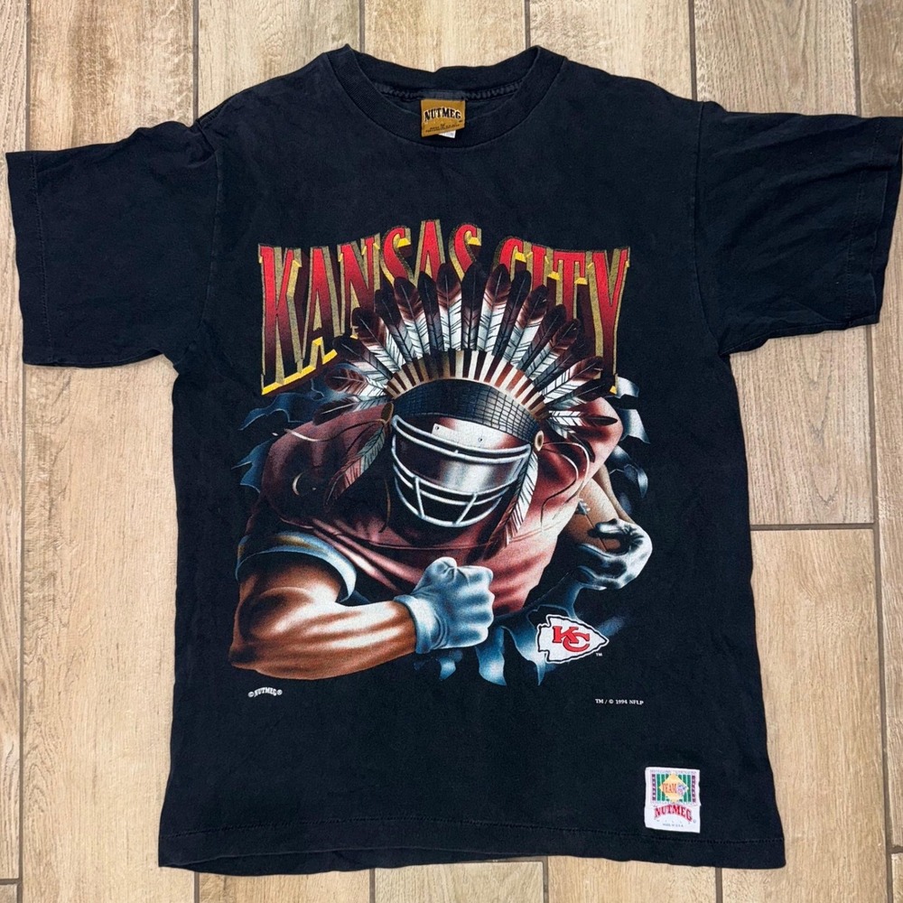 Nutmeg Mills Kansas City‎ Chiefs 1990s VNTG Tshirt